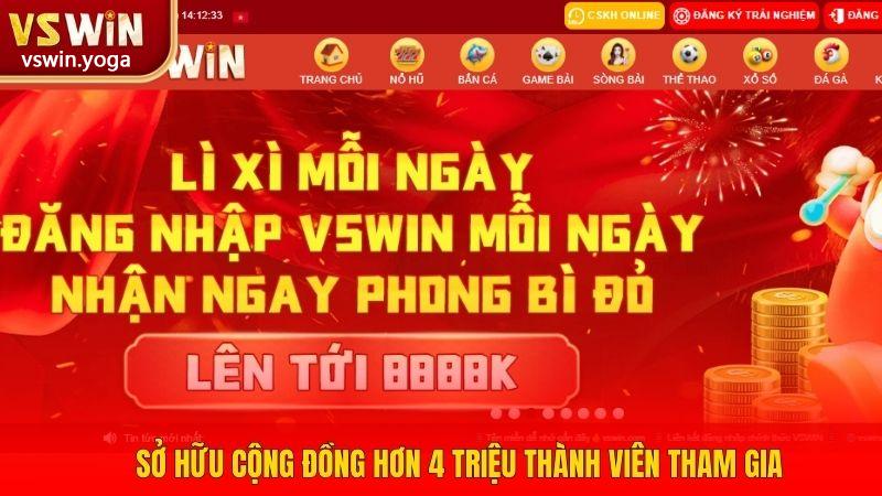 Sở hữu cộng đồng hơn 4 triệu thành viên tham gia